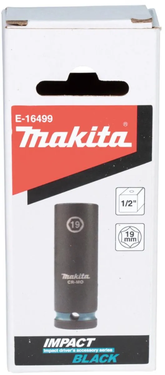 Makita Krachtdop 1/2" 19mm E-16499 - 6-kantig