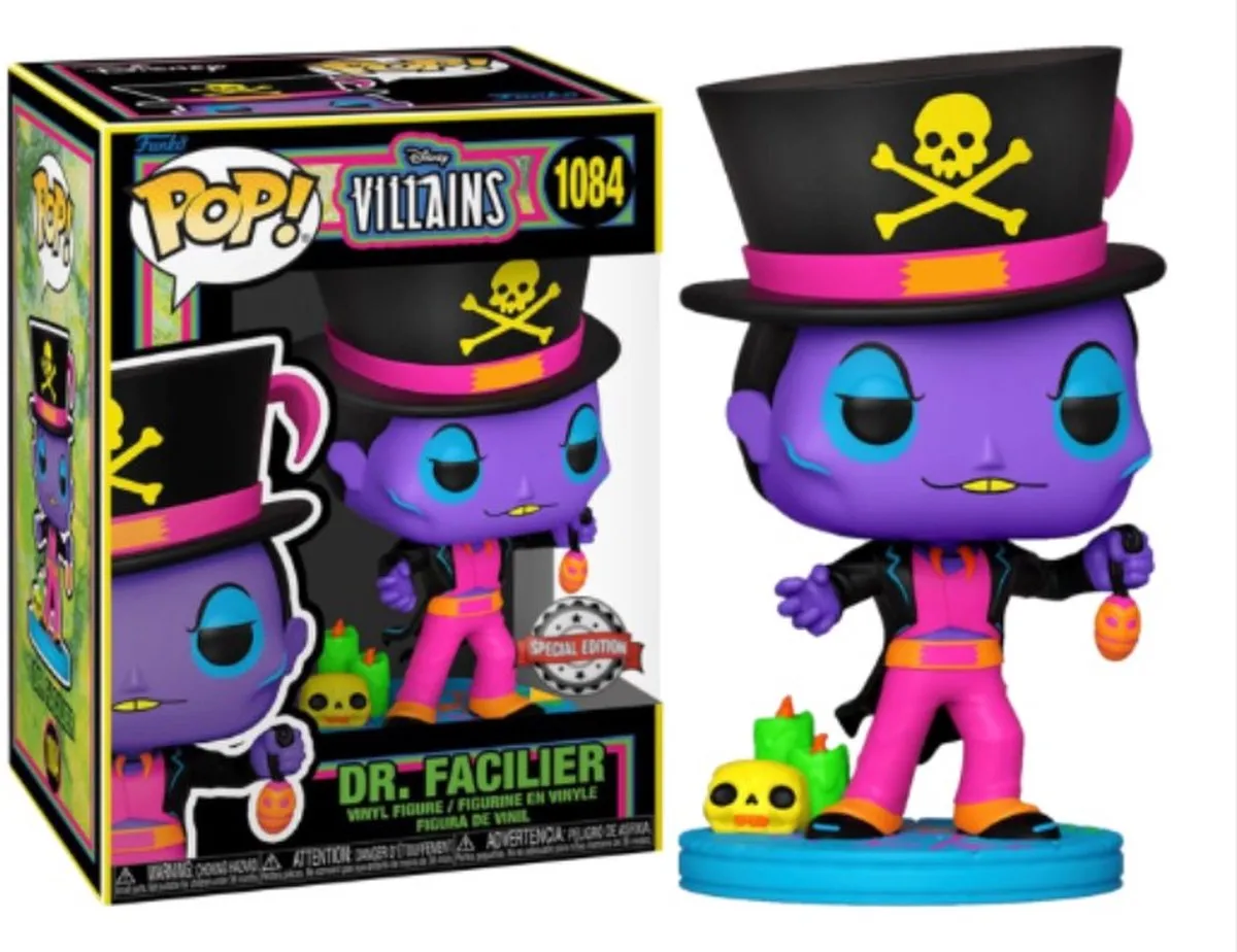Funko Disney Villains POP! Dr. Facilier Blacklight - 9cm