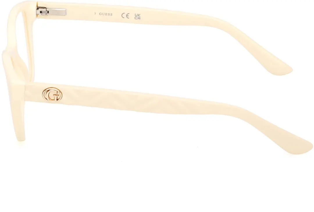 GUESS GU50307 Brilmonturen - Shiny ivory