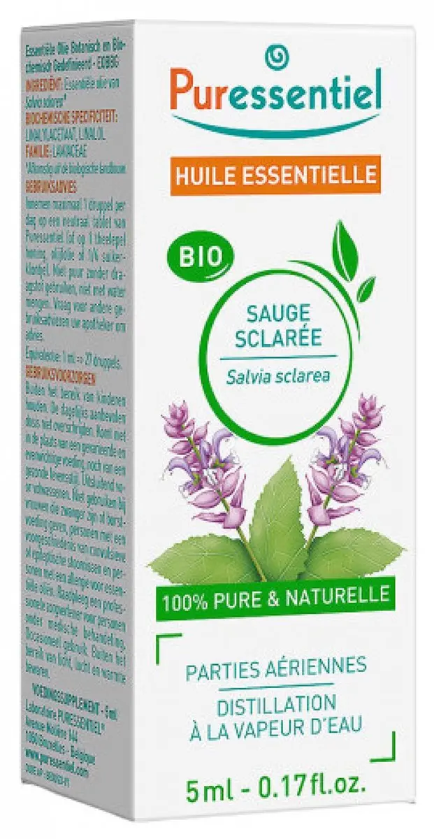 Puressentiel Bio Scharlei Etherische Olie 5ml