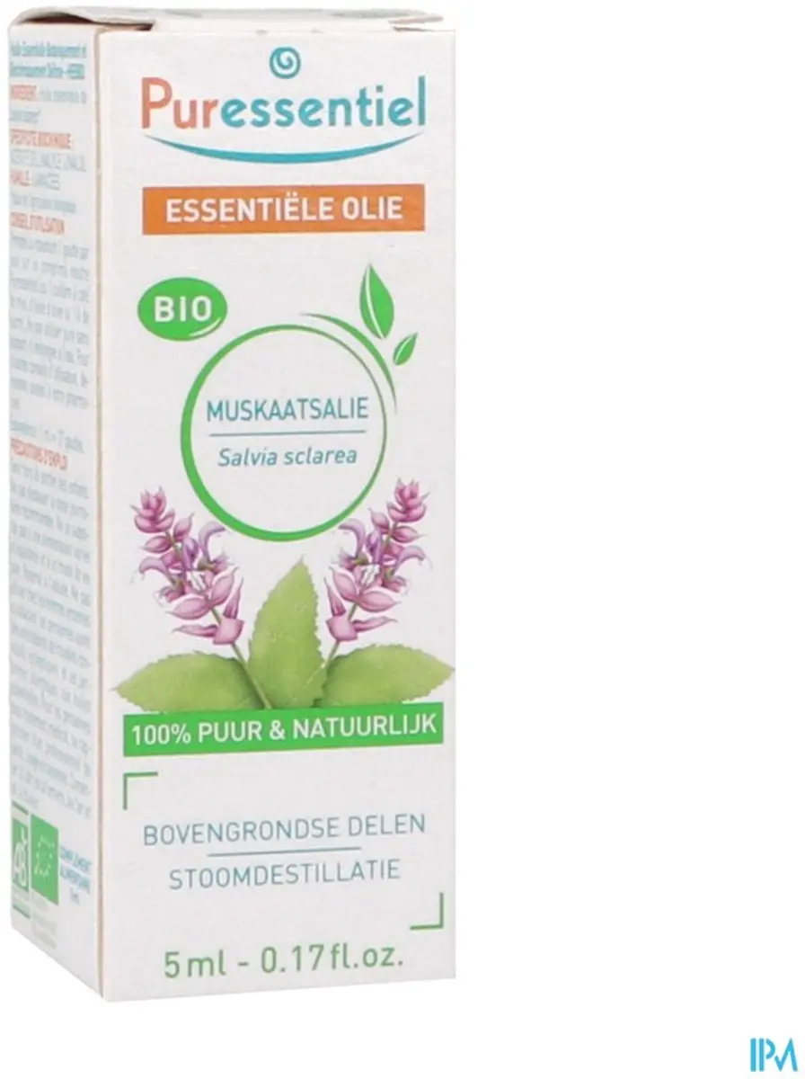 Puressentiel Bio Scharlei Etherische Olie 5ml