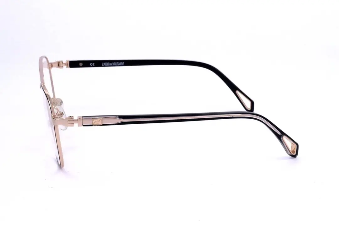 Zadig & Voltaire VZV257 Brilmontuur - Shiny rose gold met zwarte delen - afbeelding 5 van 6