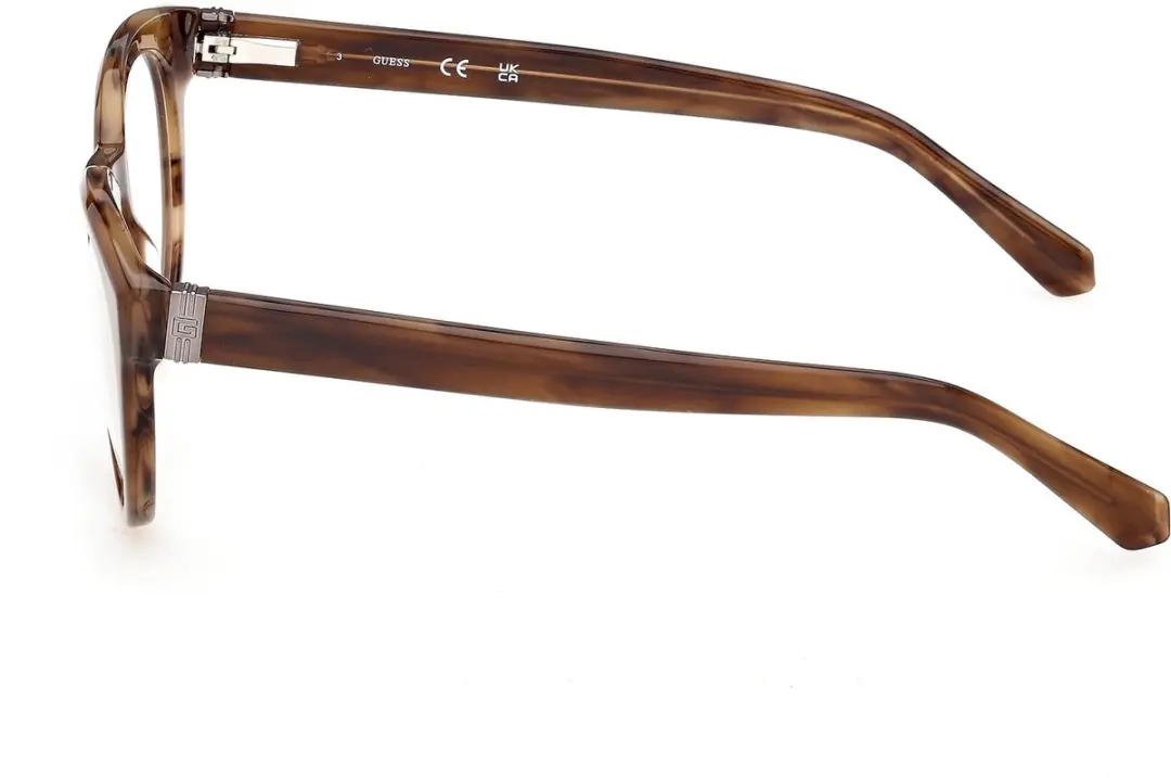 Guess GU50366 Brilmontuur - Dark brown/horn