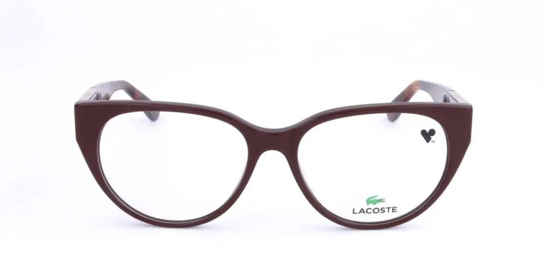 Lacoste L2906-603 Bril - Burgundy