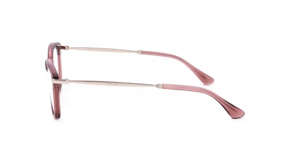 Jimmy Choo JC248 Brilmontuur - Burgundy Gold Glitter - afbeelding 3 van 3