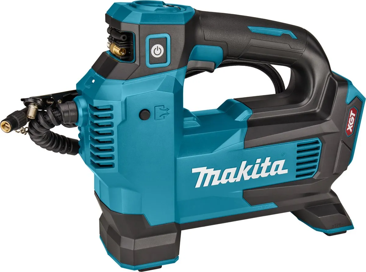 Makita MP001GZ XGT Accu Luchtpomp - Zwart/Turquoise
