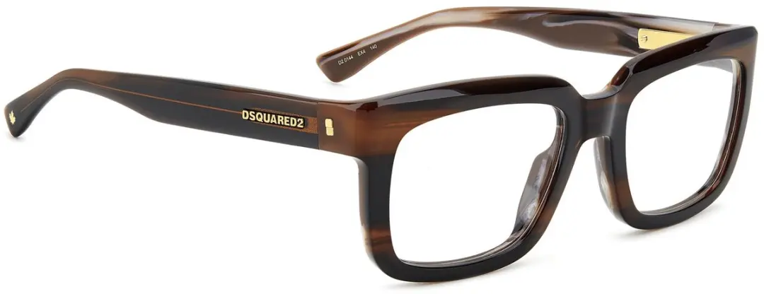Dsquared2 D2 0144 Brilmontuur - Brown horn