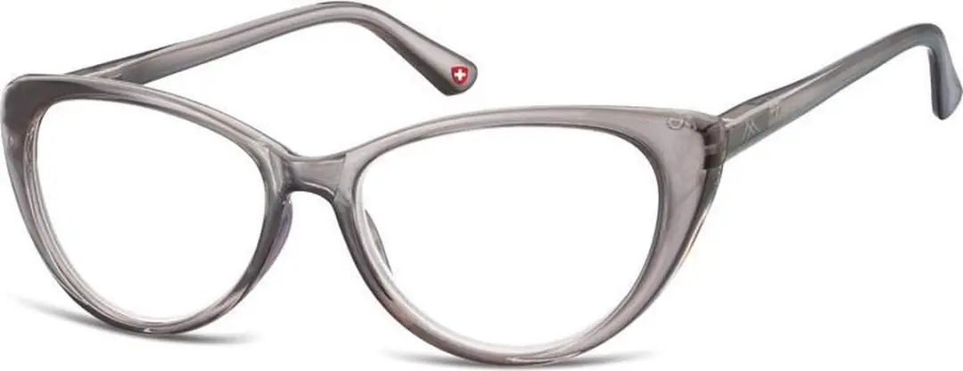 Montana Eyewear MR64F Leesbril Vlindermontuur +3.50 - Glanzend Grijs