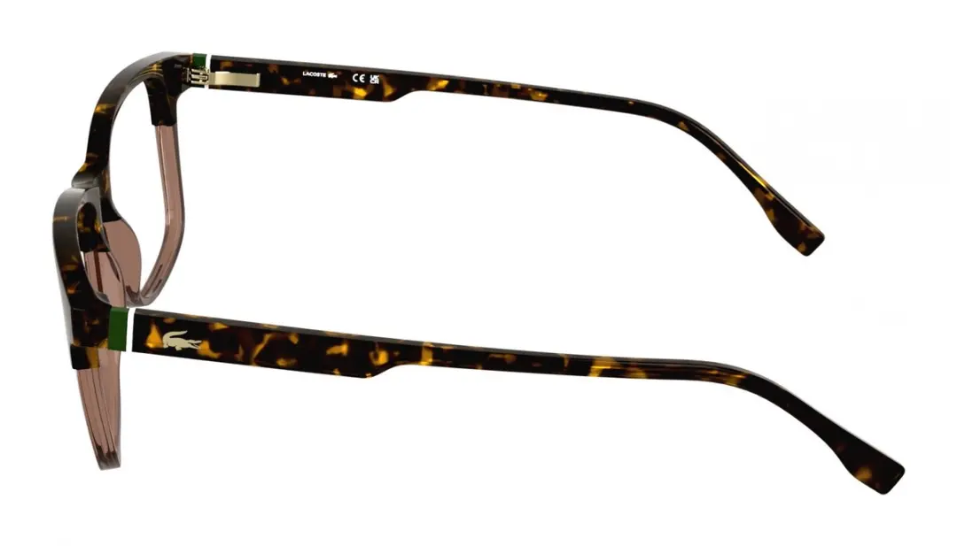 Lacoste L4002 Brilmontuur - Havana/Transparent Cognac