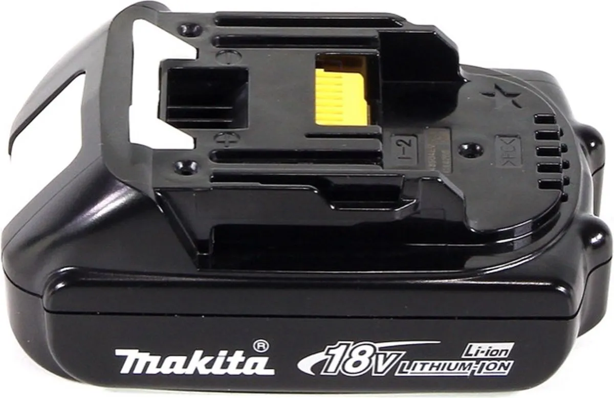 Makita DGA 506 Y1J Haakse Slijper 18V 125mm - 1x 1.5Ah Accu - afbeelding 5 van 5