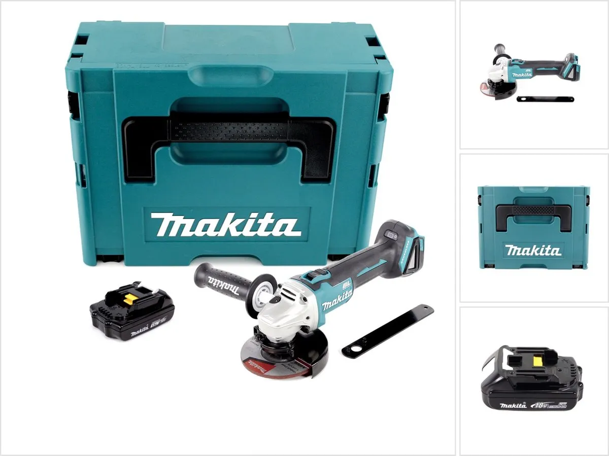 Makita DGA 506 Y1J Haakse Slijper 18V 125mm