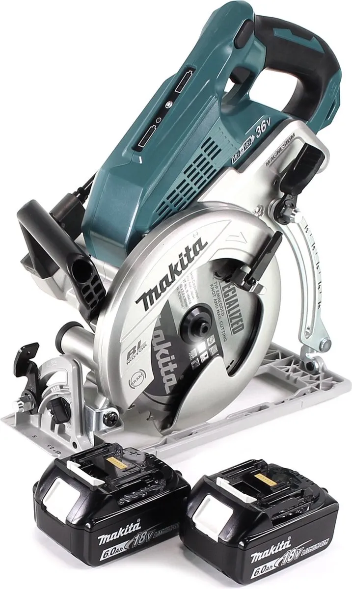 Makita DRS 780 G Accu Cirkelzaag 185mm - 2x 6,0Ah