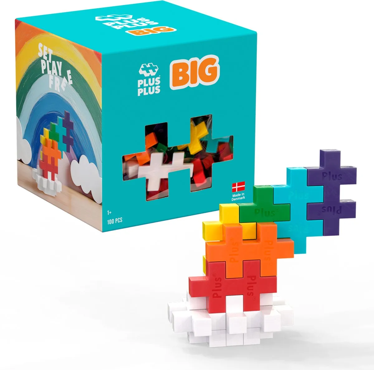 Plus-Plus BIG Rainbow Mix 4354 Bouwset