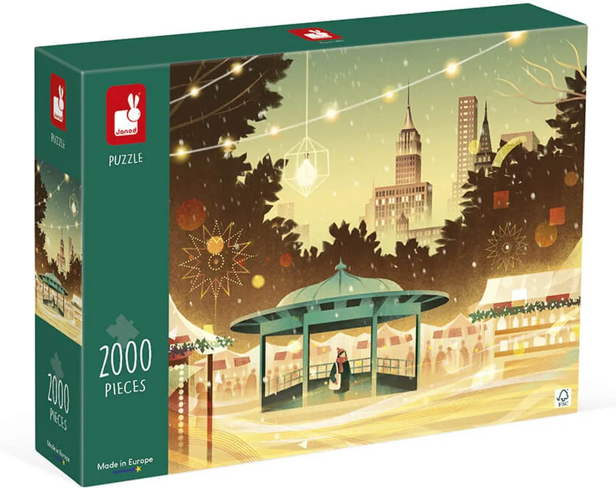 Janod Kidult Puzzel Een Nacht In New York 2000 Stuks - J02519