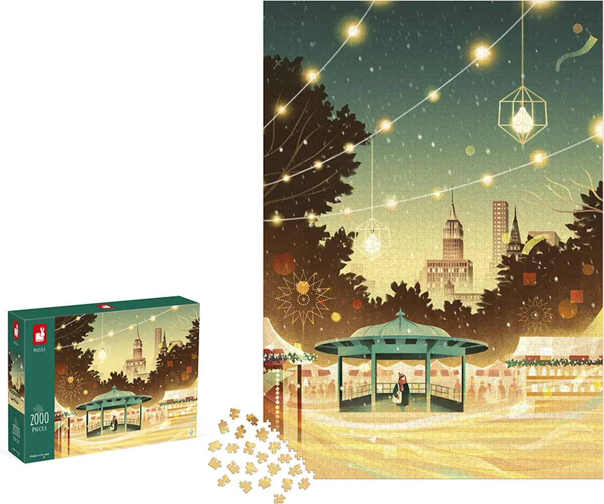 Janod Kidult Puzzel Een Nacht In New York 2000 Stuks