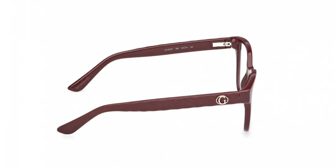 Guess GU50307 Brilmonturen - Shiny Bordeaux