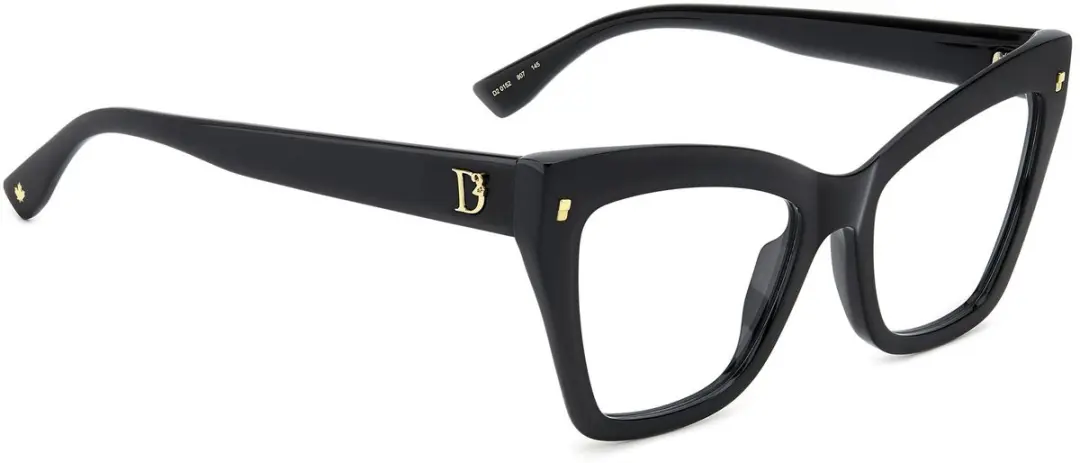 Dsquared2 D2 0152 Brilmontuur - Zwart
