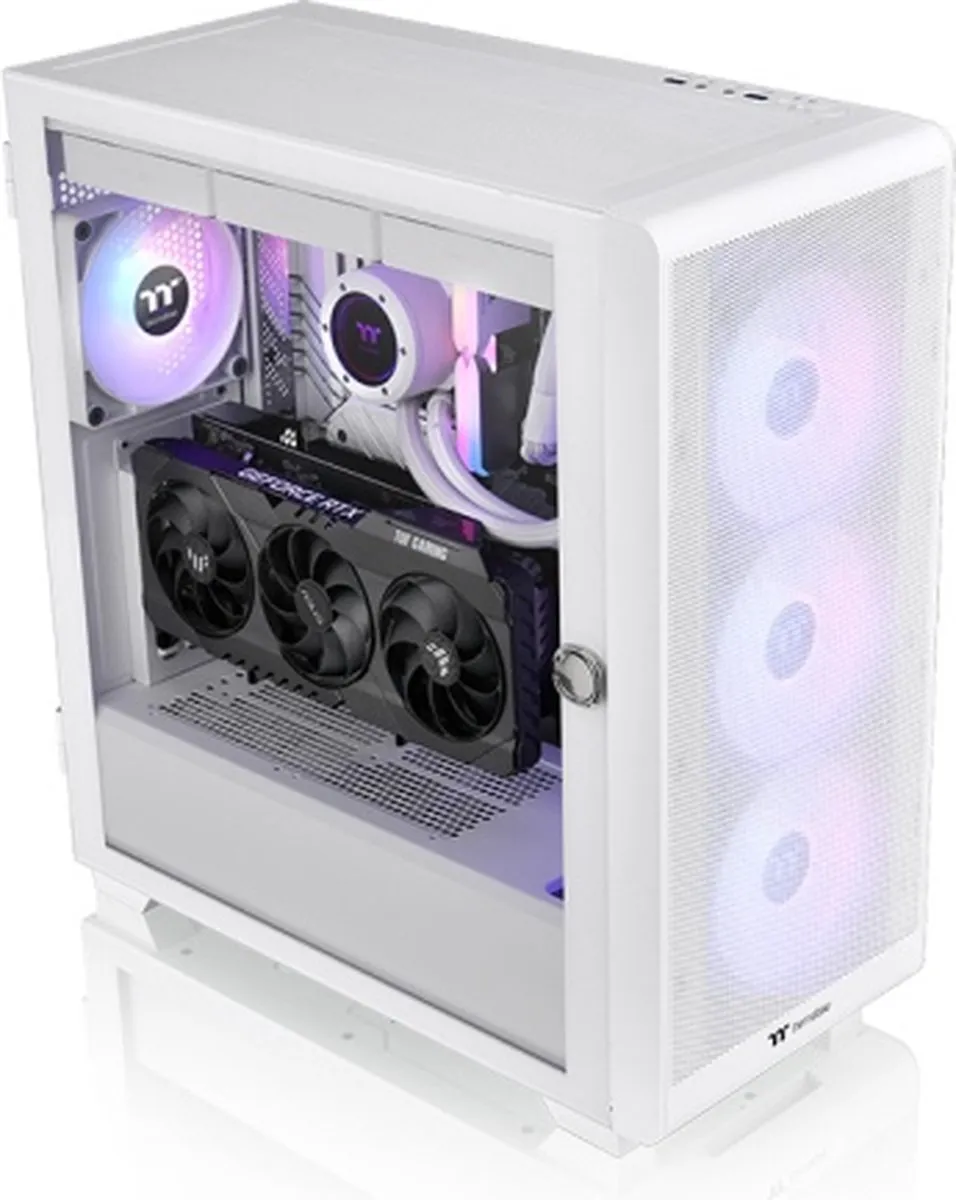 Thermaltake S250 TG Midi Tower Wit - CA-1Y6-00M6WN-00