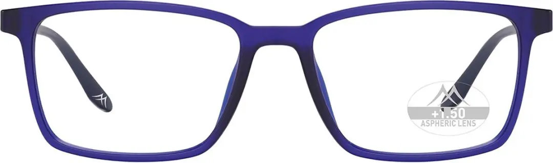 Montana Leesbril MRC3B +1.00 Blauw - inclusief Clip-on Zonnebril