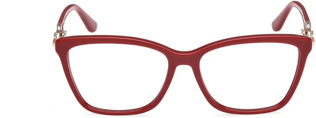 Guess GU50181 Brilmontuur - Shiny Dark Red