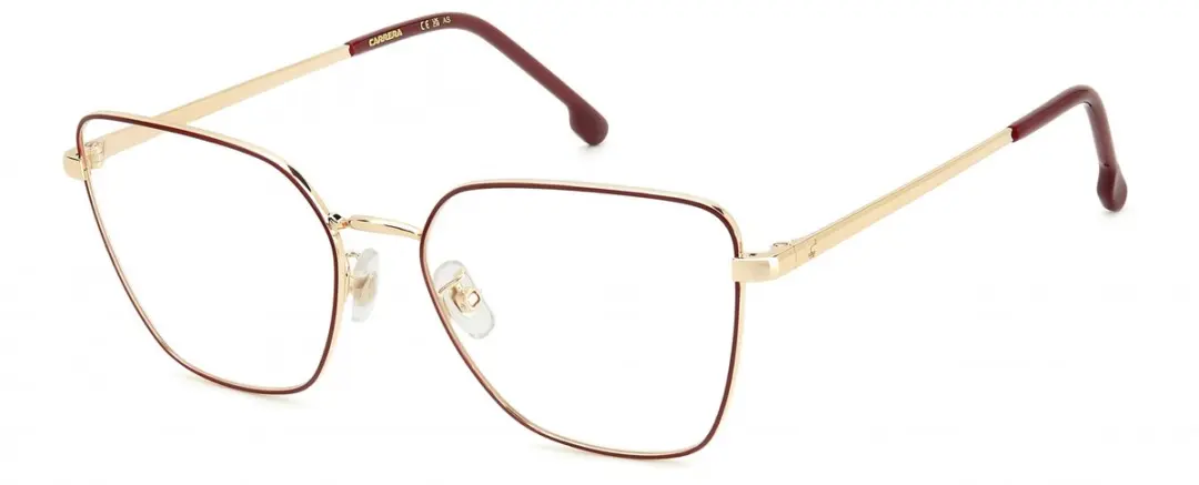 Carrera 3022 Gold Burgundy Brilmontuur
