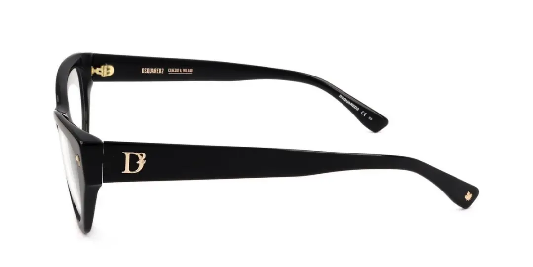 Dsquared2 D2 0043 Brilmontuur - Black Gold