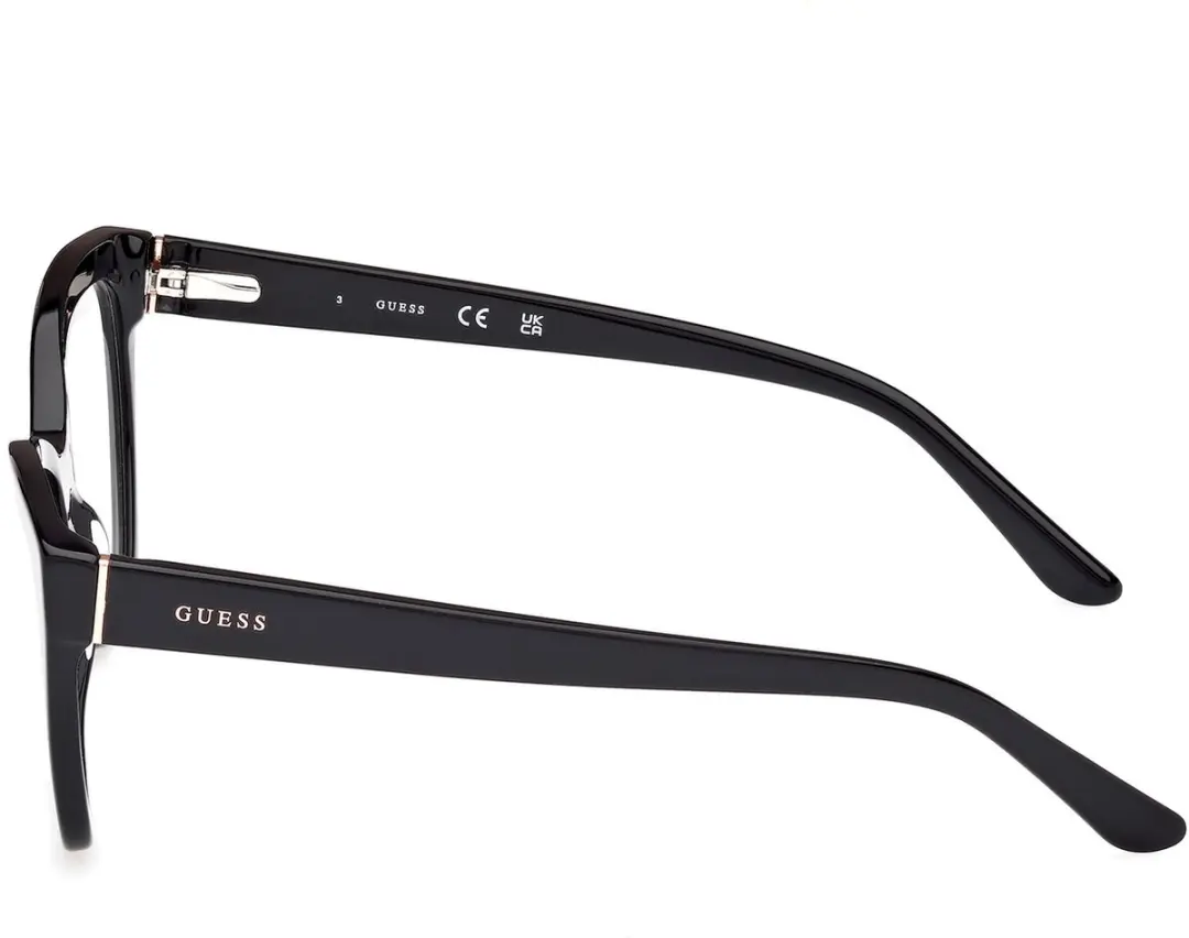 Guess GU50177 Brilmontuur - Shiny Black