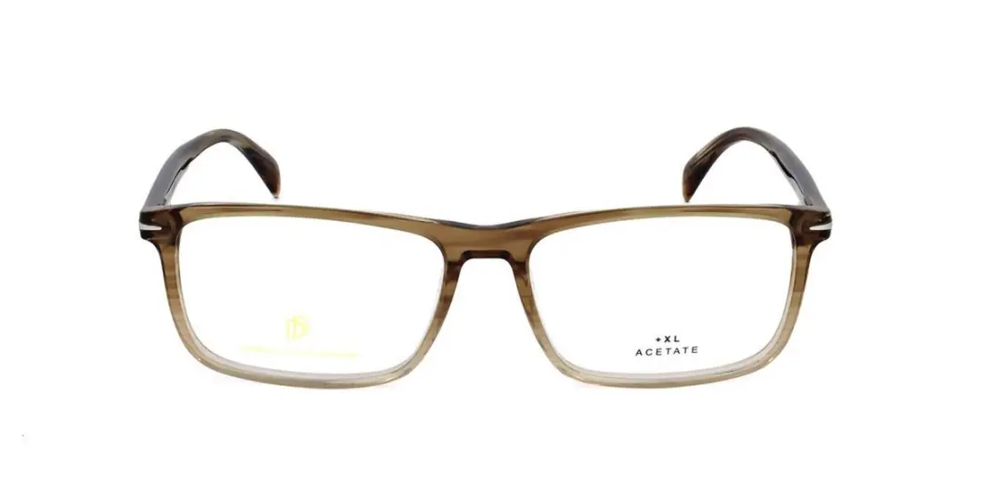 David Beckham DB 1019 Brilmontuur - 57/16/150 - Striped Brown Beige