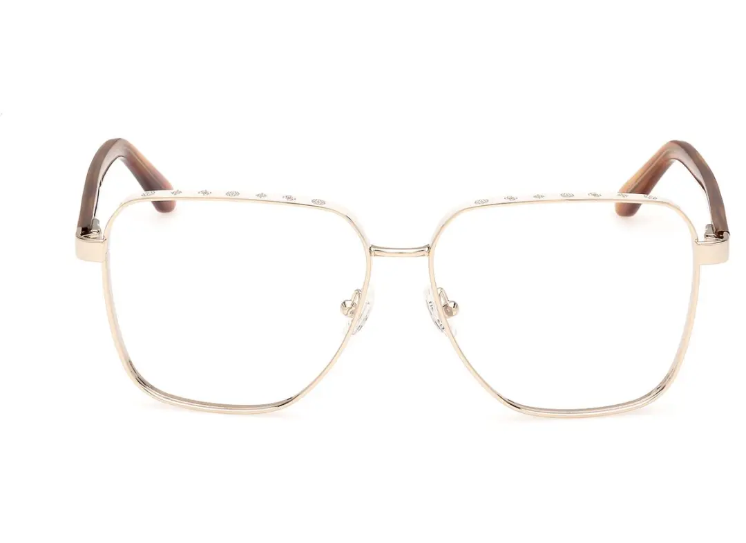 GUESS GU50125 Brilmontuur - Shiny pale gold