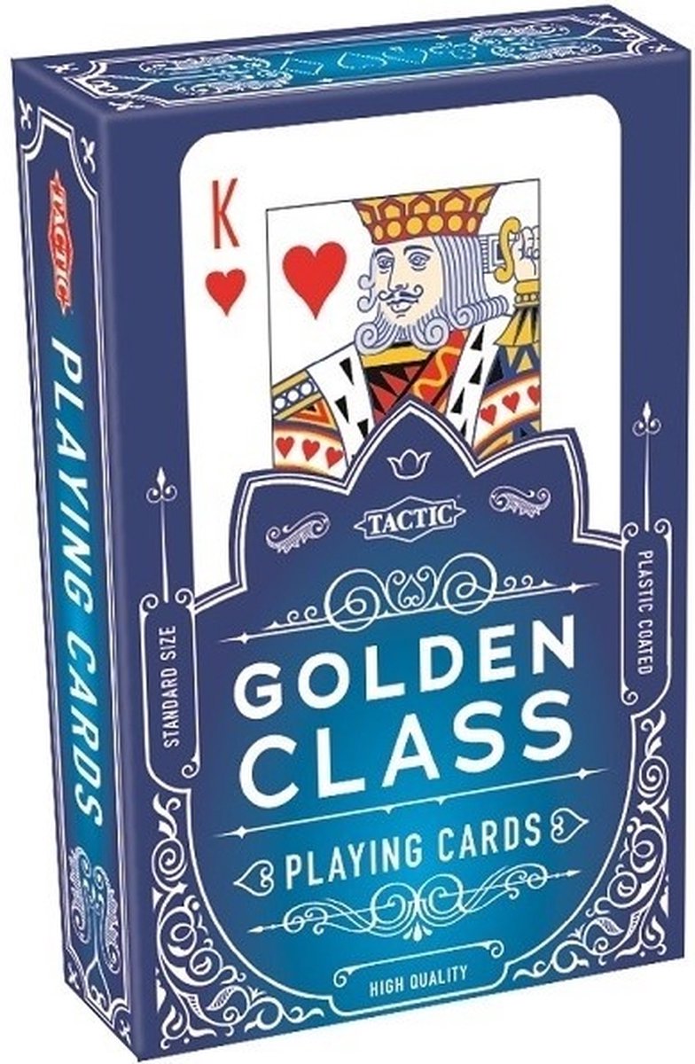 Speelkaarten International Golden Blue