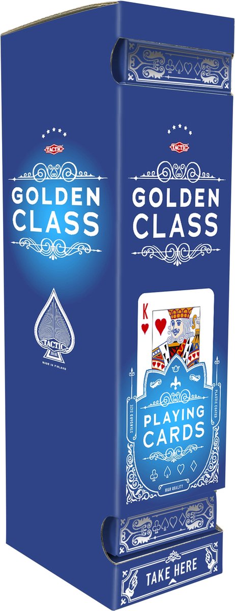 Speelkaarten International Golden Blue