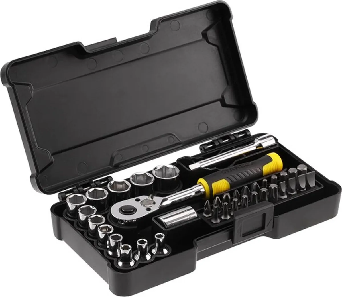 Stanley STMT82672-0 Dopsleutelset 37-delig - Geel