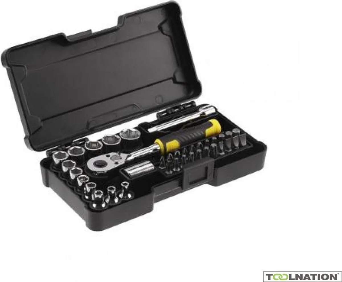 Stanley STMT82672-0 Dopsleutelset 37-delig - Geel