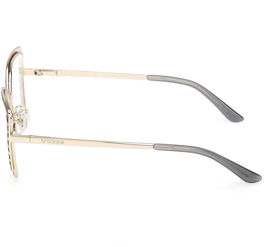 GUESS Shiny Pale Gold Vrouw Brilmontuur 55/14/140