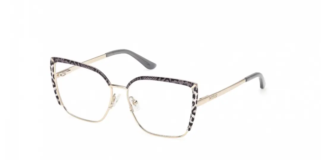 GUESS Shiny Pale Gold Vrouw Brilmontuur 55/14/140