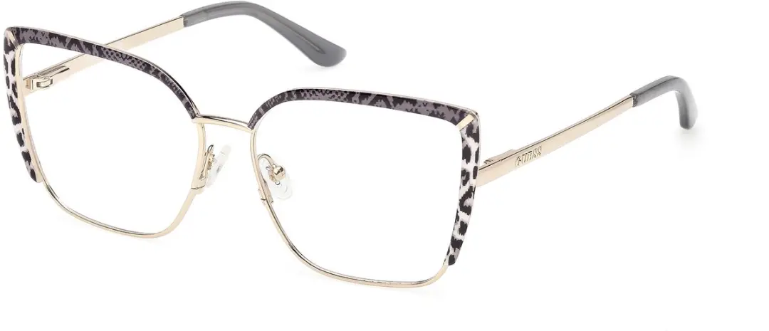 GUESS Shiny Pale Gold Vrouw Brilmontuur 55/14/140