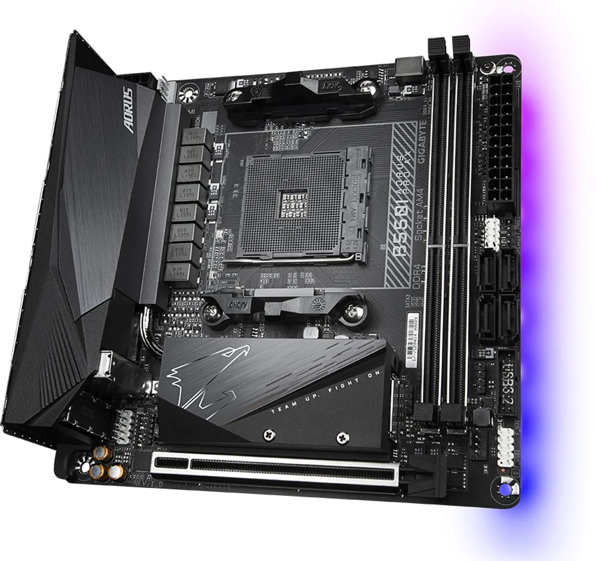 Gigabyte B550I AORUS PRO AX Moederbord - AMD B550
