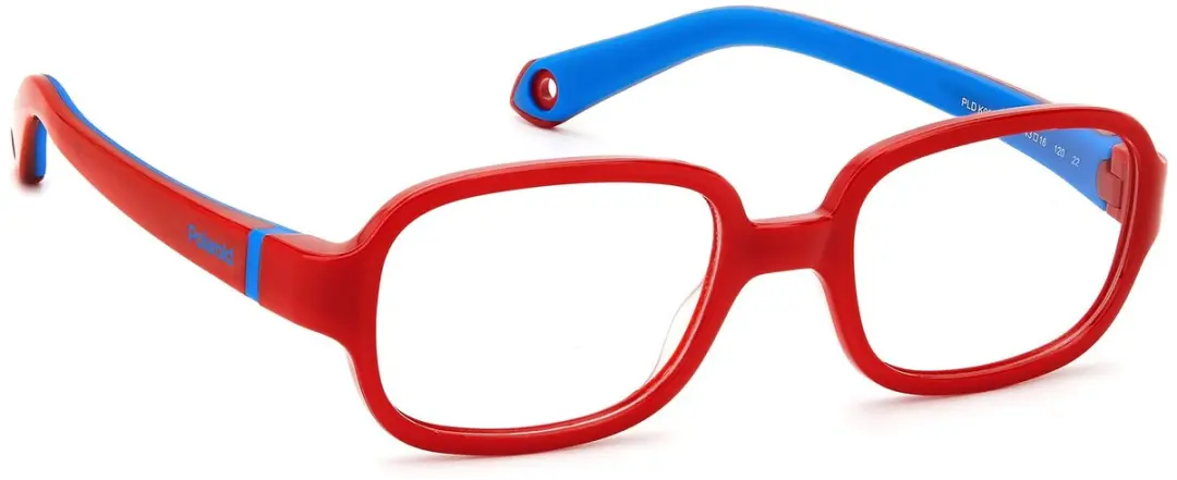 Polaroid Kinderen PLD K003 Brilmonturen - Rood/Blauw