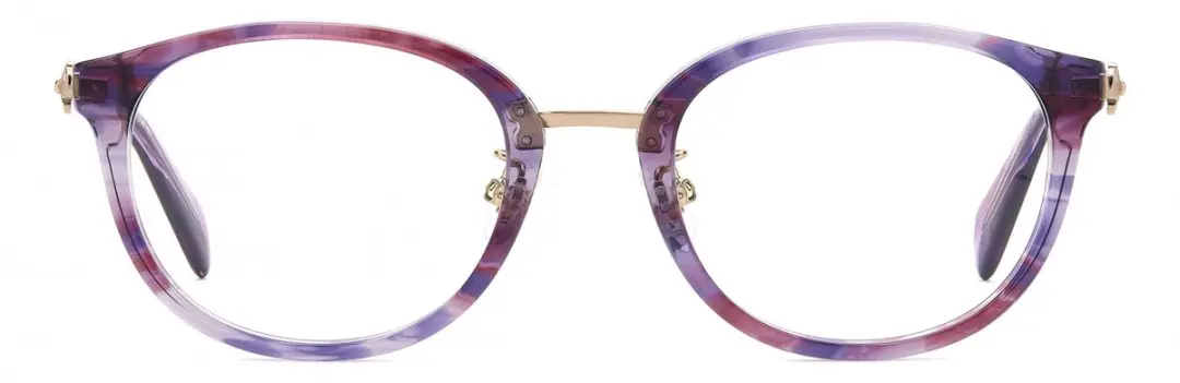 Kate Spade Brynlee Brilmontuur - Striped burgundy violet