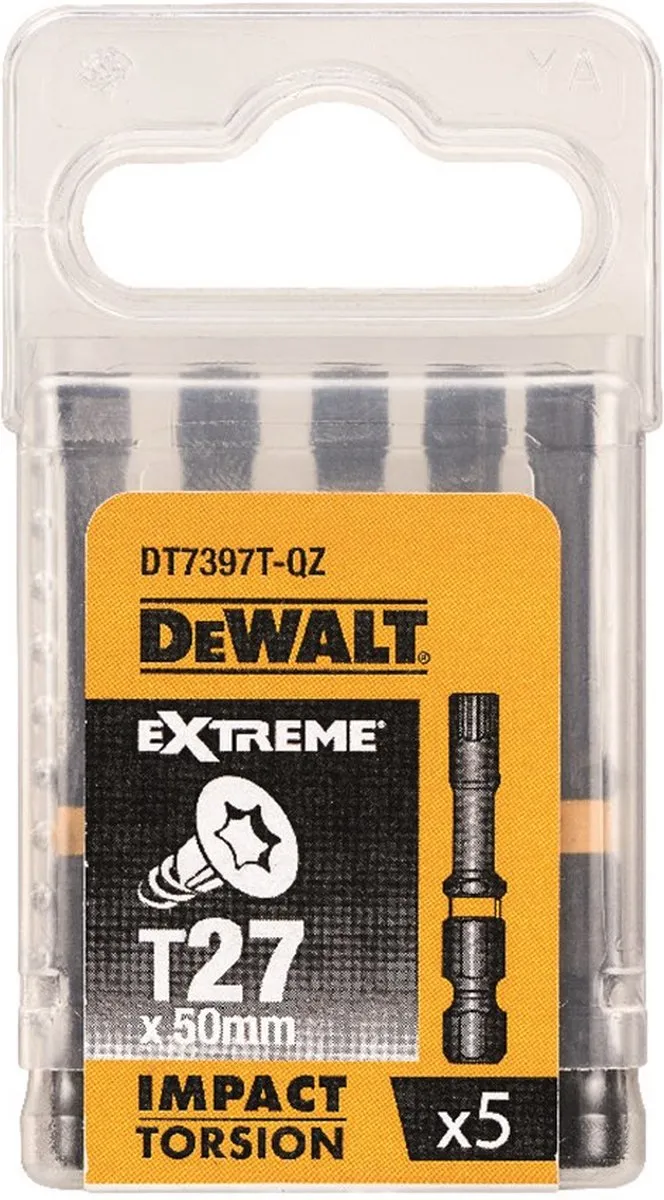 DeWalt DT7397T T27 Torxbits 50mm - 5 Stuks