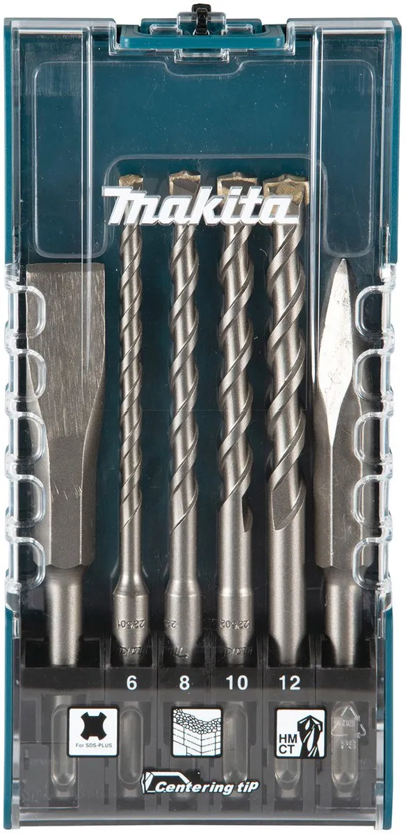 Makita SDS-PLUS Boorbeitelset E-15746 - 6 Stuks - afbeelding 2 van 2