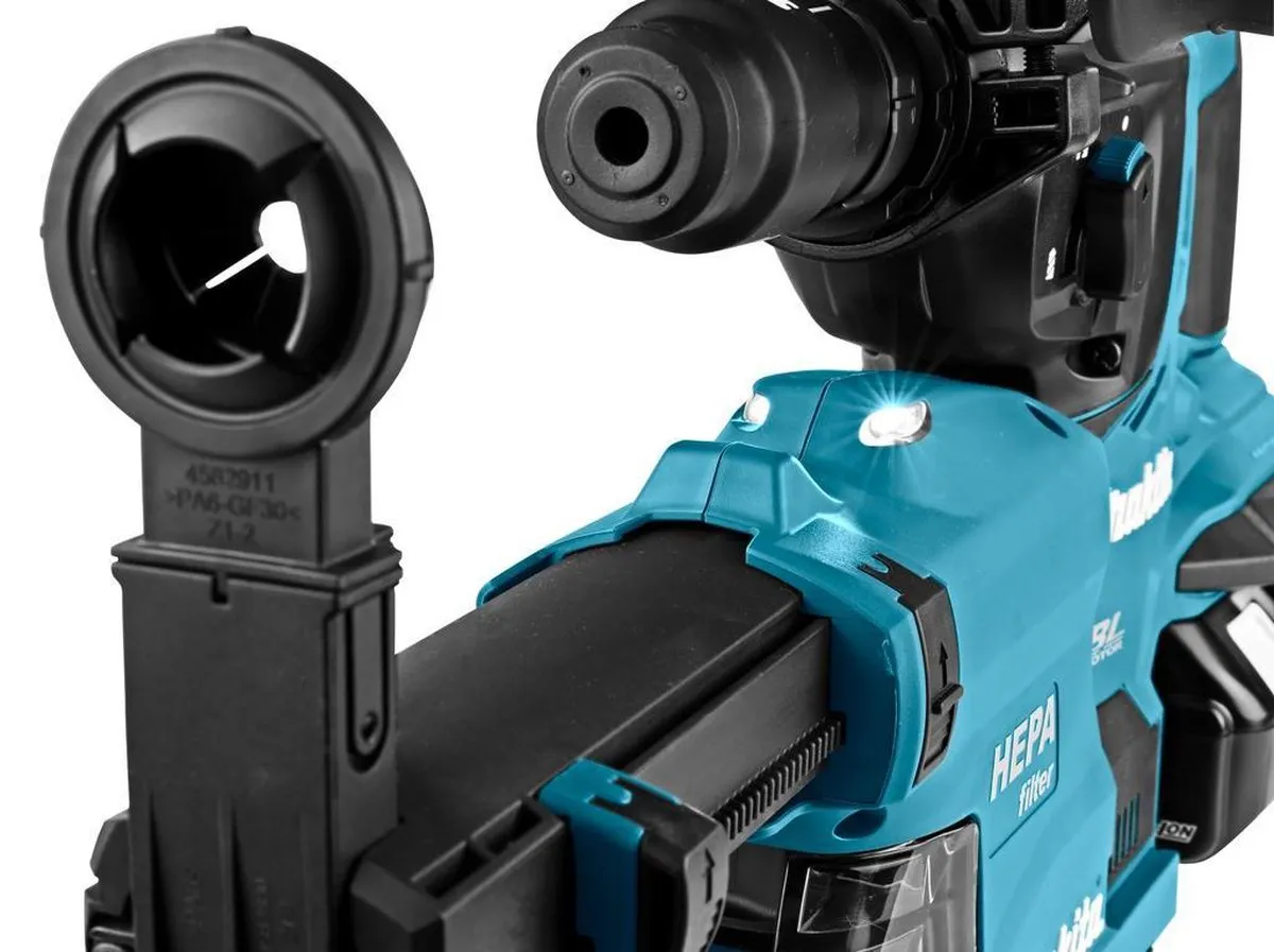 Makita DHR283ZWJU Akku-Kombihamer - 2x 18V - 28mm Beton - afbeelding 6 van 6