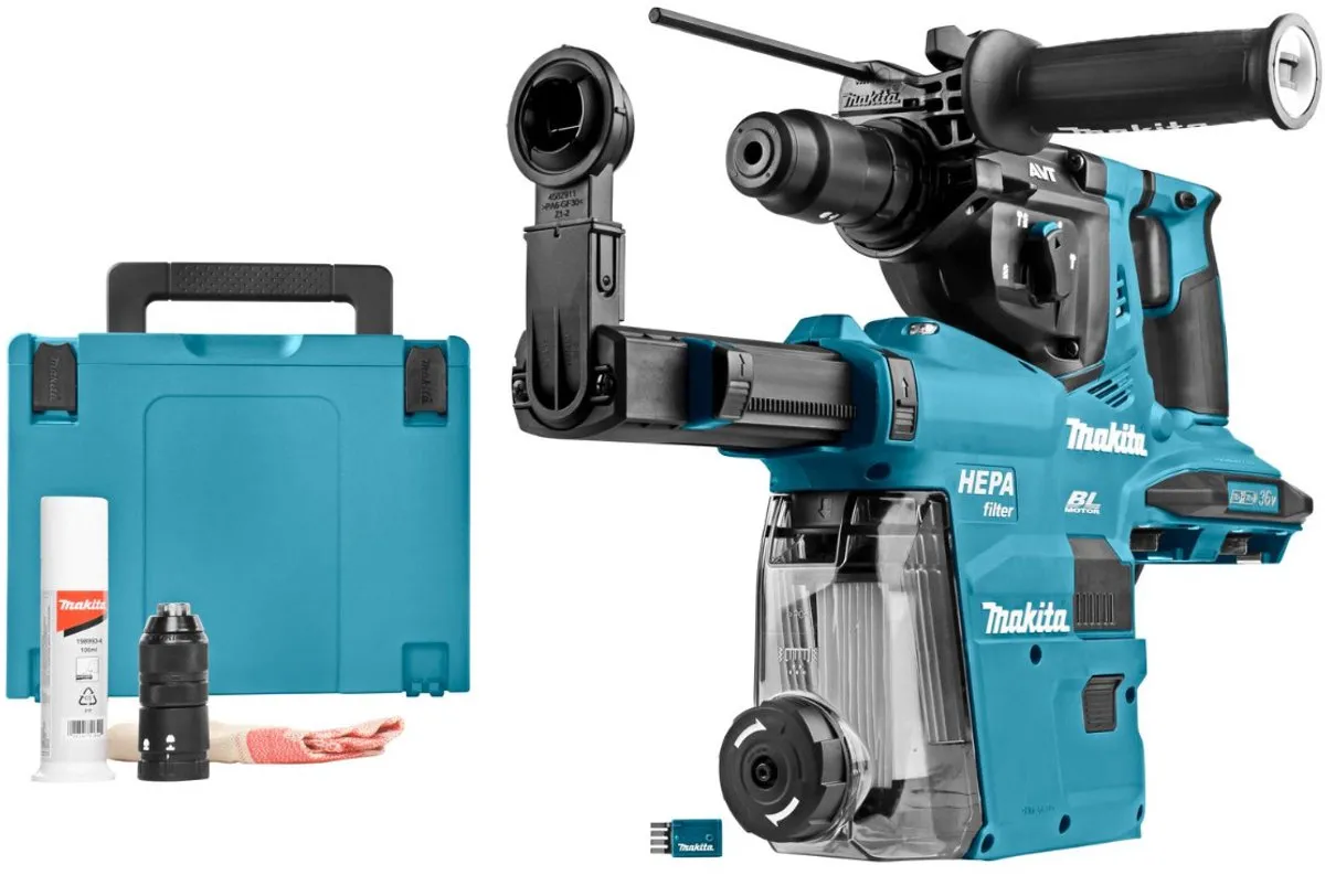 Makita DHR283ZWJU Akku-Kombihamer - 2x 18V - 28mm Beton