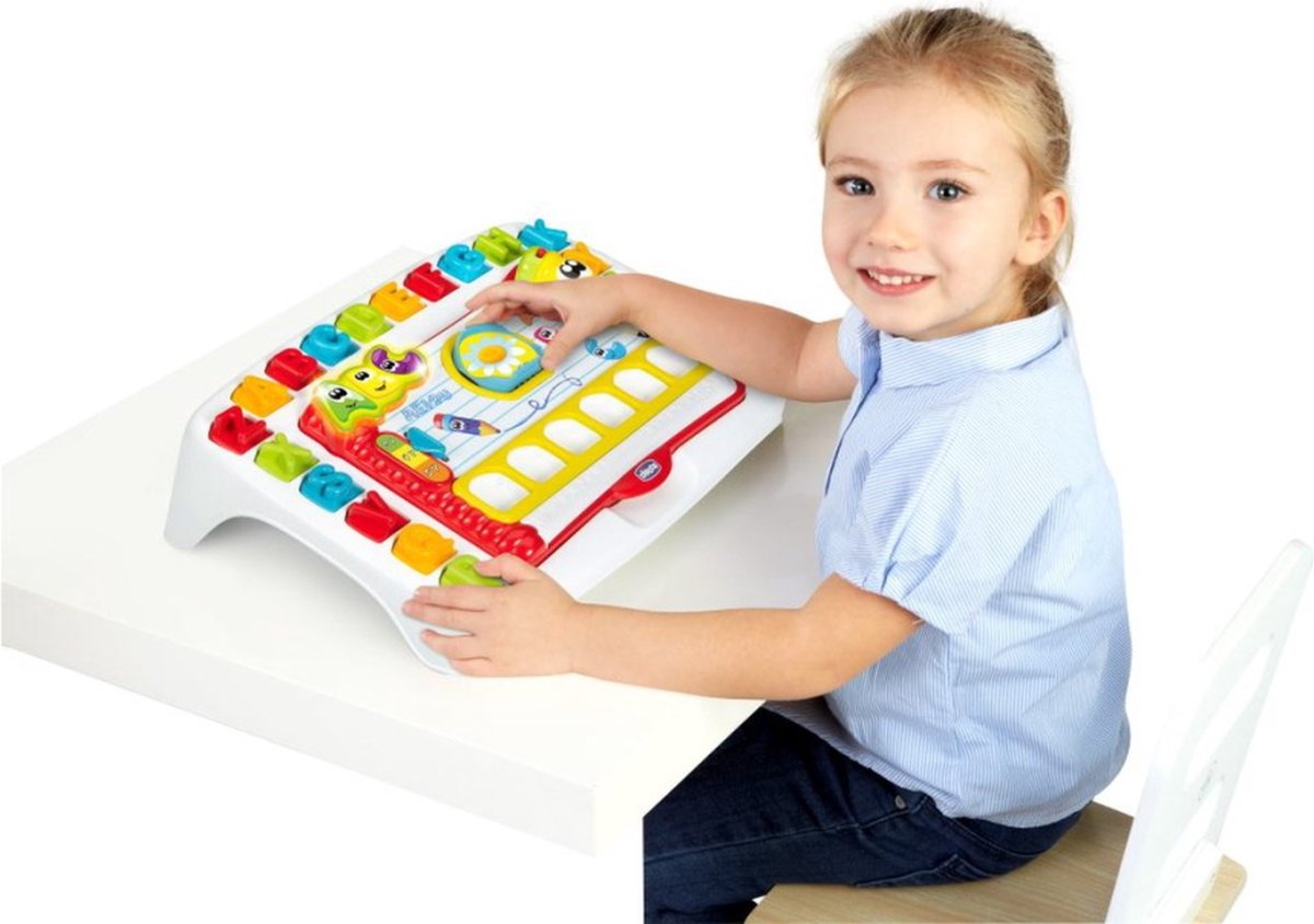 Leren en lezen schoolbankje NL