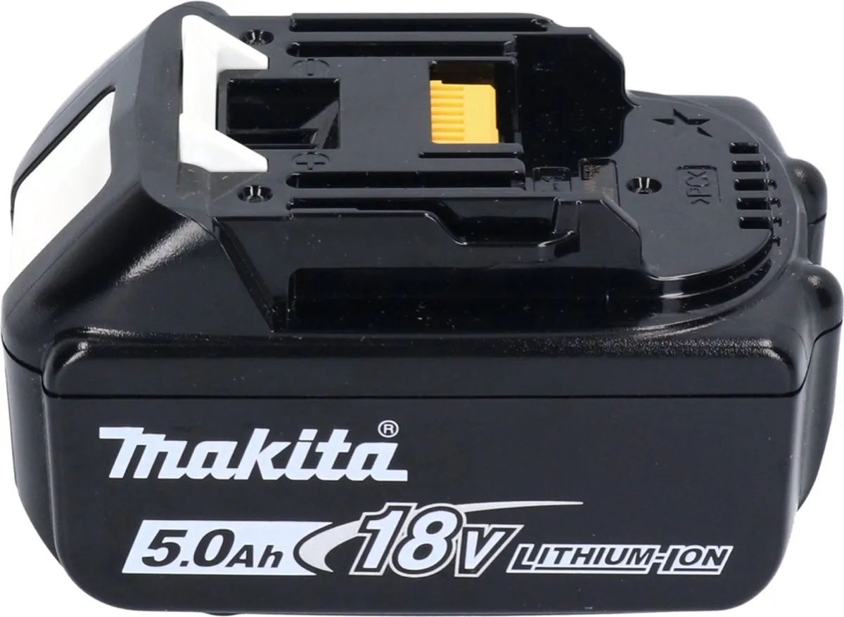 Makita DGA521T1X1 Haakse Slijper 18V 125mm X-LOCK Brushless - 5,0Ah
