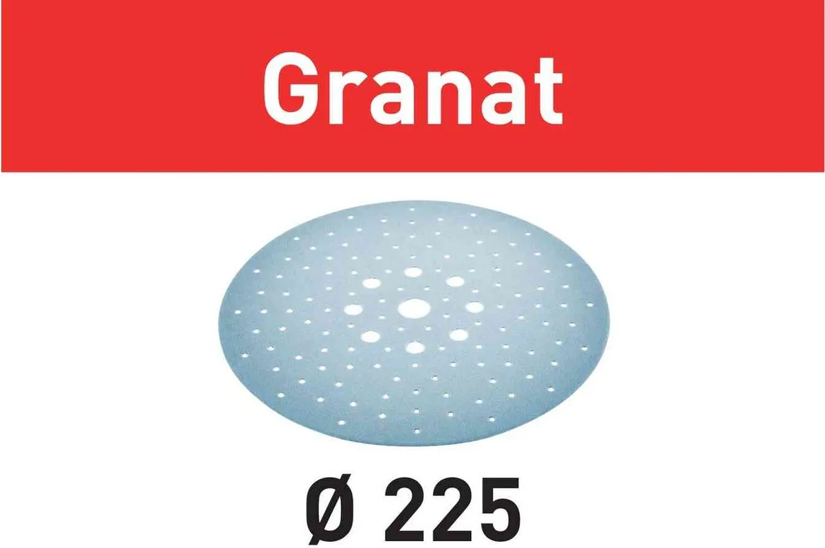 Festool Slijpschijven Garnet STF D225/128 P180