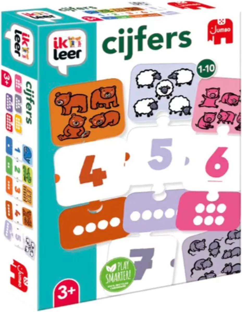 Jumbo Ik Leer Cijfers Educatief Spel - Mix