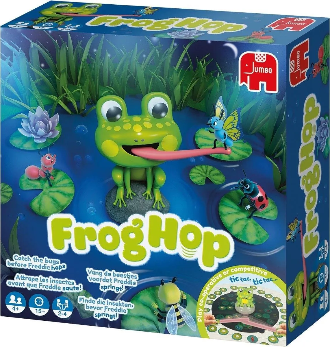 Jumbo Frog Hop Kinderspel - 2-4 Spelers