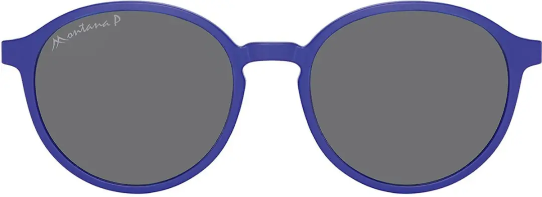 Montana MRC4B +3.50 Leesbril - Blauw met Clip-on Zonnebril