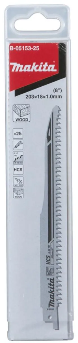 Makita HCS 203/6-10Z Reciprozaagbladen - 25 Stuks